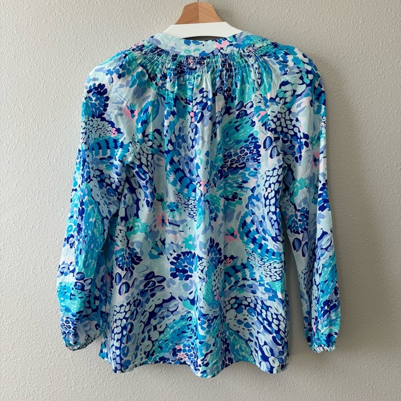 Lilly Pulitzer - Elsa silk top size XS - Picture 3 of 7